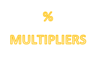 Mixed percentage multiplier problems