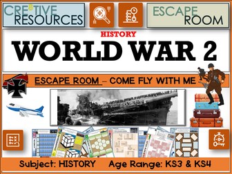 WW2 World War 2 History Escape Room
