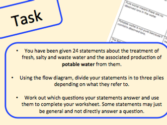 C10.1.2 Potable Water Required Practical Purifying water