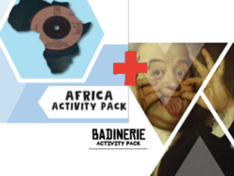 AFRICA + BADINERIE ACTIVITY PACKS