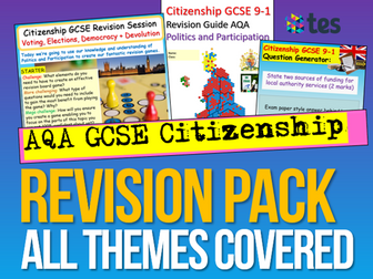 AQA Citizenship GCSE Revision