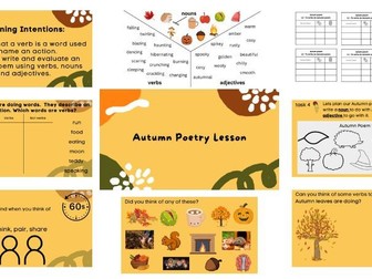 Autumn Poetry Lesson