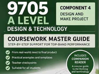 Cambridge 9705 A2 Coursework Master Guide