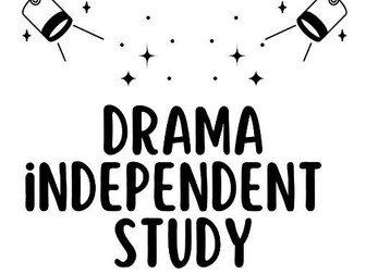 KS3 Drama Independent Study Booklet