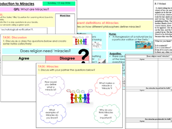 Introduction to Miracles - A-Level