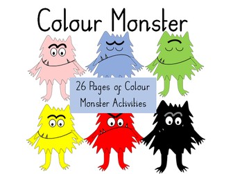 Colour Monster Bundle Of Resources