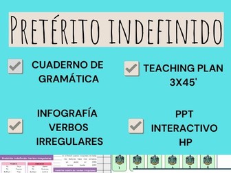 Pretérito indefinido: MEGA PACK