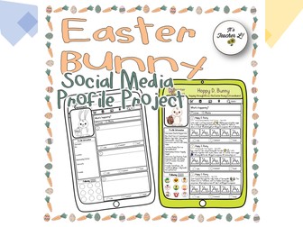 Easter Bunny Social Media Profile Project | Biography Research