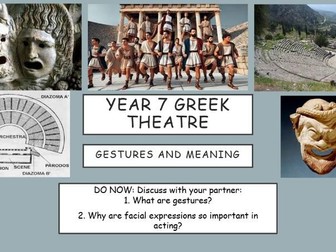 Greek Theatre Drama KS3 SOW