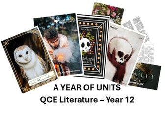 A Year of Units - Year 12 Literature (QCE)