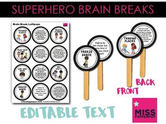 Superhero Brain Breaks, Superhero Theme, Superhero Activity, Superheroes, Brain Breaks