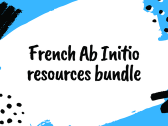 IB French Ab Initio Scheme of Work and resources