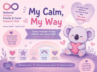 My Calm, My Way Autism Coping Guide