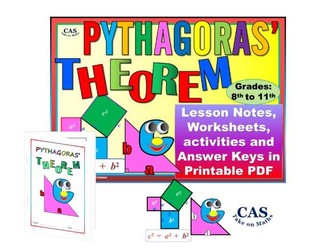 Introduction to Pythagoras Theorem - Workbook and Activity