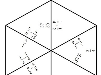 Adding and Subtracting Fractions Tarsia PDF