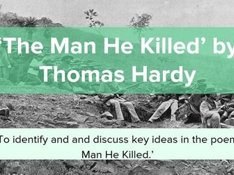 Thomas Hardy 'The Man He Killed' Breakdown and Analysis