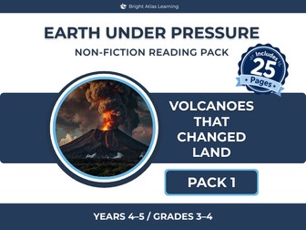 Volcanoes Reading Pack | KS2 | Y4–5