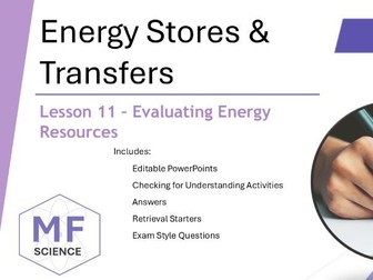 AQA GCSE Physics - Evaluating Energy Resources | Complete Lesson