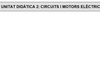 Unitat Didàctica 2: Circuits i Motors elèctrics