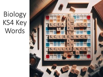 Biology Key Words with test