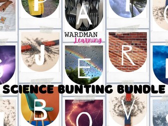 Primary Science bunting bundle