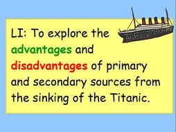 KS2 History Primary and Secondary Sources Presentation and Activity