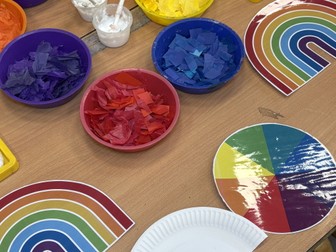 Rainbow Funky finger