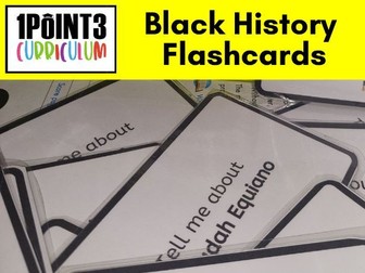 Black History Vocabulary Flashcards
