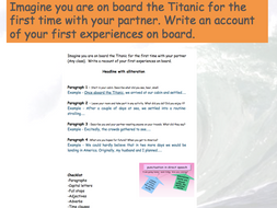 Titanic Low ability y.7 or primary powerpoint with resources