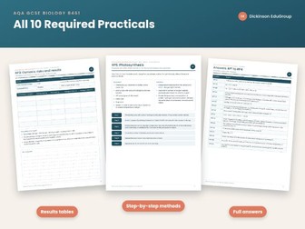 AQA GCSE Biology Required Practicals