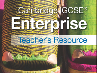 Cambridge IGCSE Enterprise (0454) - 1) Introduction to enterprise