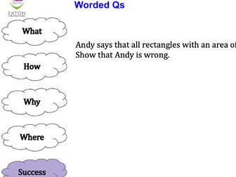 Perimeter - Problem Solving (Including worded questions)