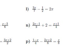 Linear equations with fractions worksheet (with solutions) | Teaching