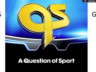 Question of Sport Quiz (online and classroom compatible)