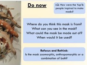 KS3 - Masks in Art - Yup'ik Masks