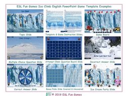 Ice Climb English Powerpoint Game TEMPLATE FREE READ ONLY SHOW