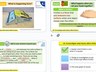 Friction KS3 Science