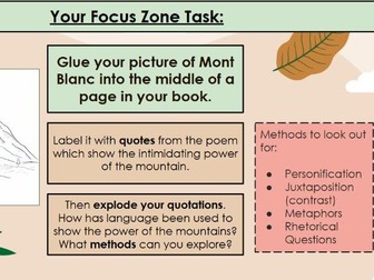KS3 Nature Poetry Scheme of Learning (SoL) Year 7/Year 8