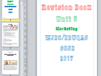 WJEC/EDUQAS GCSE Revision marketing
