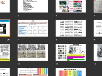 KS3 Formal Elements: Line