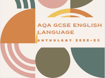 GCSE English Language Text Anthology & Mock Papers