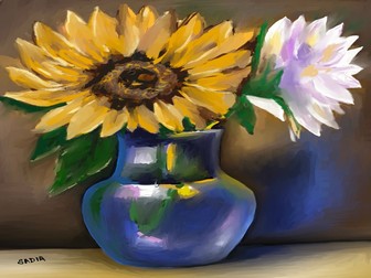 Procreate Digital Art Demonstration-Exploring Brushes,Paint Tools &Creative Techniques