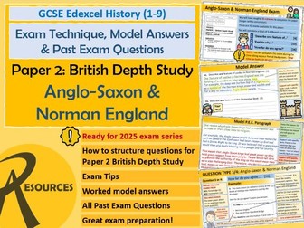 Anglo-Saxon & Norman England GCSE History Exam Technique Presentation - Edexcel