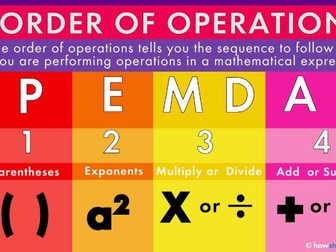 Order of operations (PEMDAS/BODMAS)