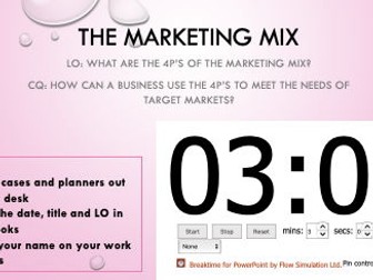 Y10 GCSE Marketing Mix