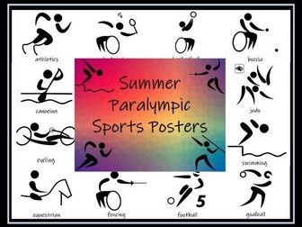 The Summer Paralympics Sports Posters