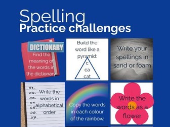 Spelling activities