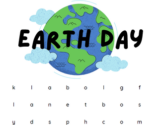 Earth Day word search