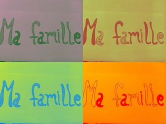 Ma famille [1]-Revision of key vocabulary and adjectives