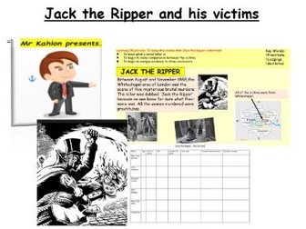 Jack the Ripper and his victims  full lesson